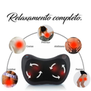 Almofada Massageadora Terapêutica Shiatsu com Aquecimento