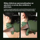 Massageador elétrico portátil pescoço calmante intensidade de 3 velocidades + aquecimento infravermelho